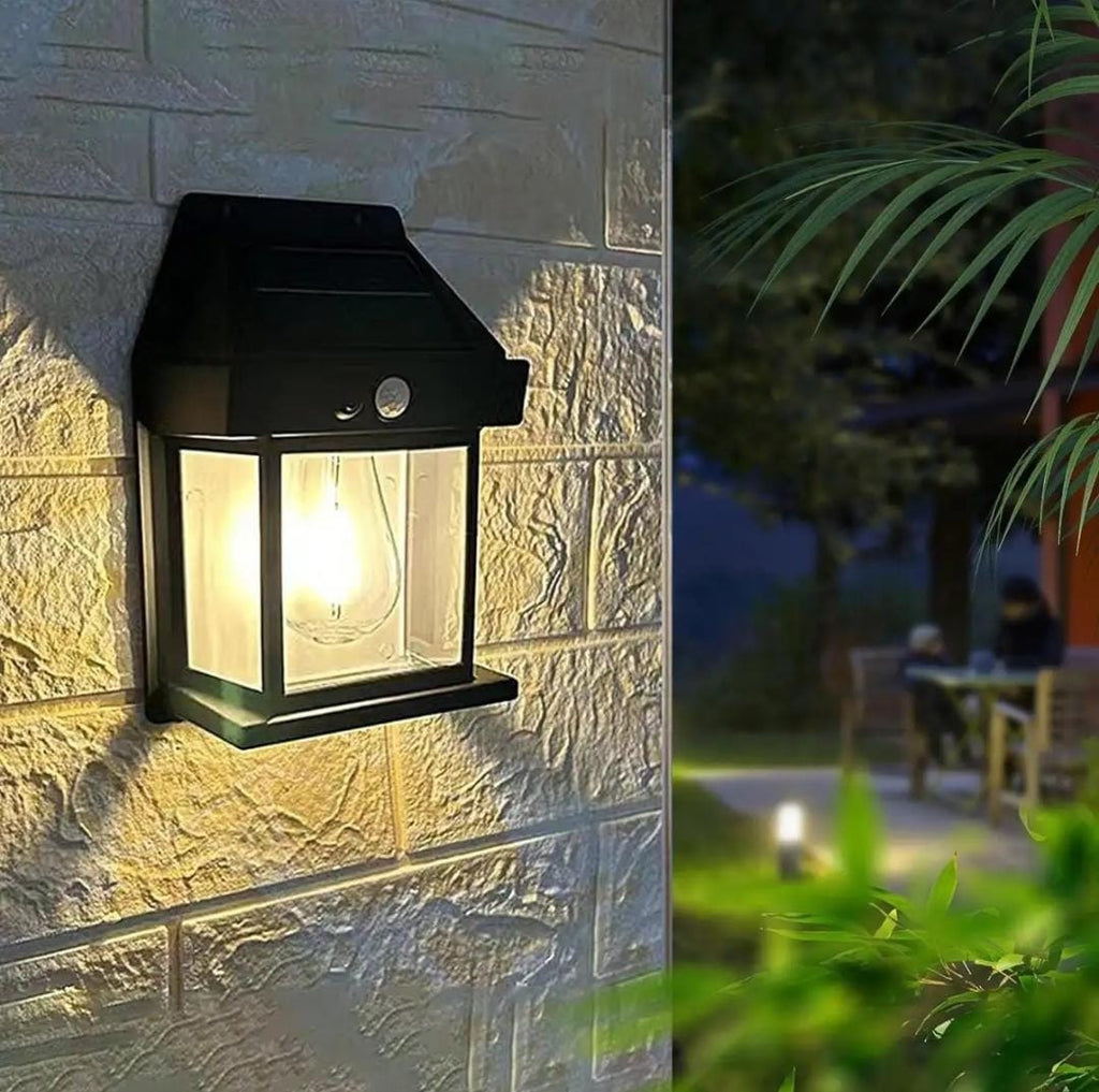 Solar LED Wall Lamp – Waterproof Outdoor Light for Garden, Patio & Home | Energy