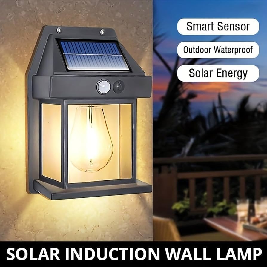 Solar LED Wall Lamp – Waterproof Outdoor Light for Garden, Patio & Home | Energy