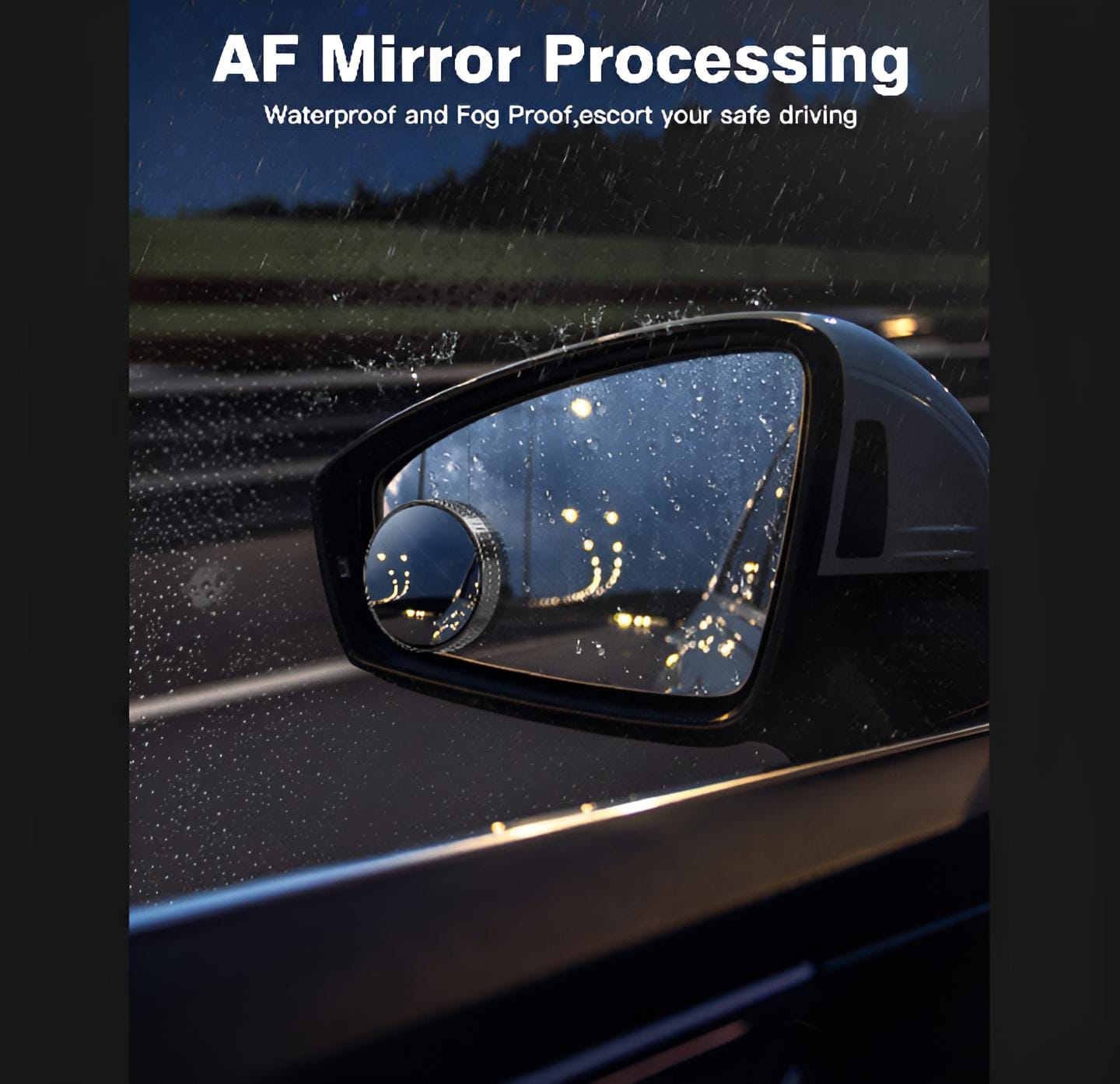 Blind Spot Rearview Convex Mirror (2pcs) – Wide-Angle Anti-Glare Side Mirror for Cars & SUVs