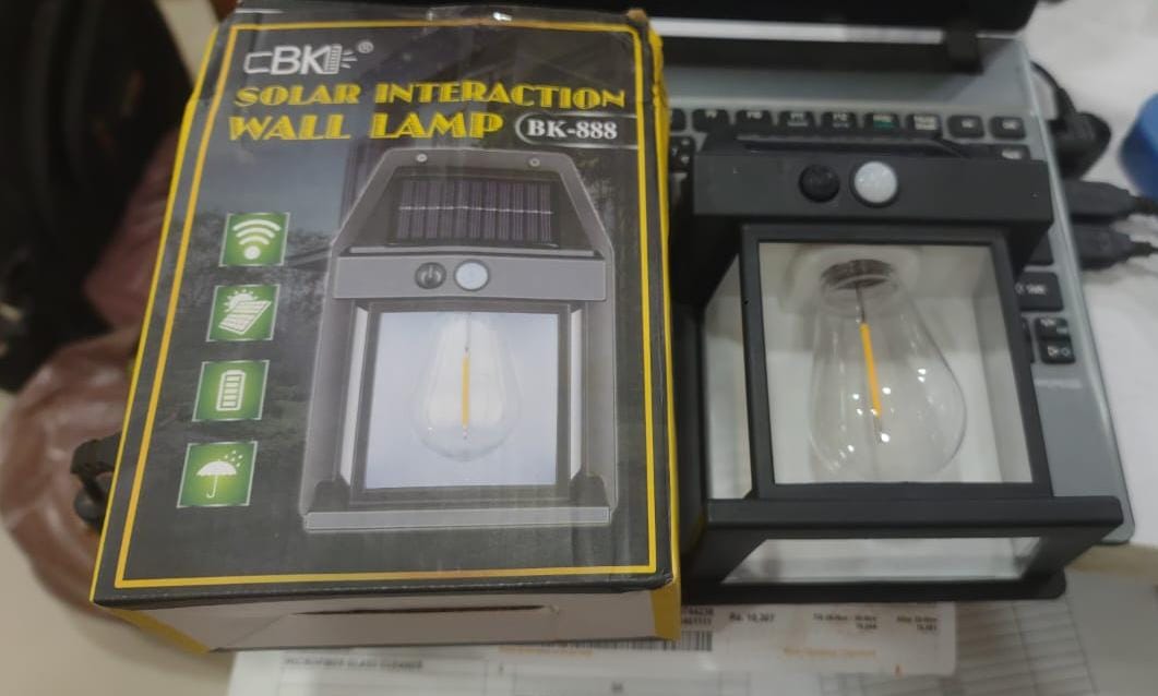 Solar LED Wall Lamp – Waterproof Outdoor Light for Garden, Patio & Home | Energy
