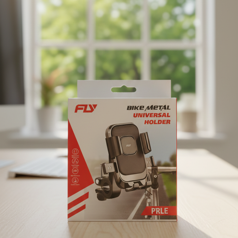 Fly Bike Metal Universal Car Phone Mount – Heavy-Duty Holder with Strong Grip
