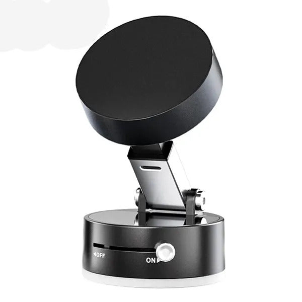 3-in-1 Magnetic 360° Car Phone Holder – Strong Suction Base, Adjustable Dashboard & Windshield Mount