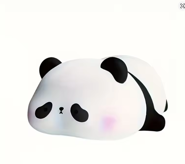 Rechargeable Panda Night Lamp – Cute Soft Silicone LED Light for Kids Bedroom & Home Décor