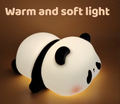 Rechargeable Panda Night Lamp – Cute Soft Silicone LED Light for Kids Bedroom & Home Décor
