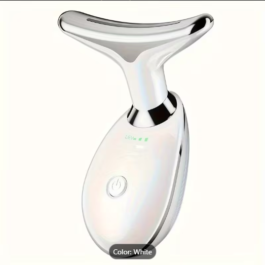EMS Face Lifting Massager with Red Light Therapy – Microcurrent Facial, Neck & Eye Anti-Wrinkle Skin Tightening Tool