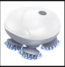 Smart Electric Head Massager – Soothing Scalp Massage Tool with Silicone Bristles