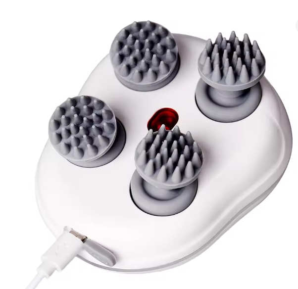 Smart Electric Head Massager – Soothing Scalp Massage Tool with Silicone Bristles