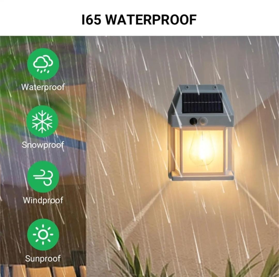 Solar LED Wall Lamp – Waterproof Outdoor Light for Garden, Patio & Home | Energy
