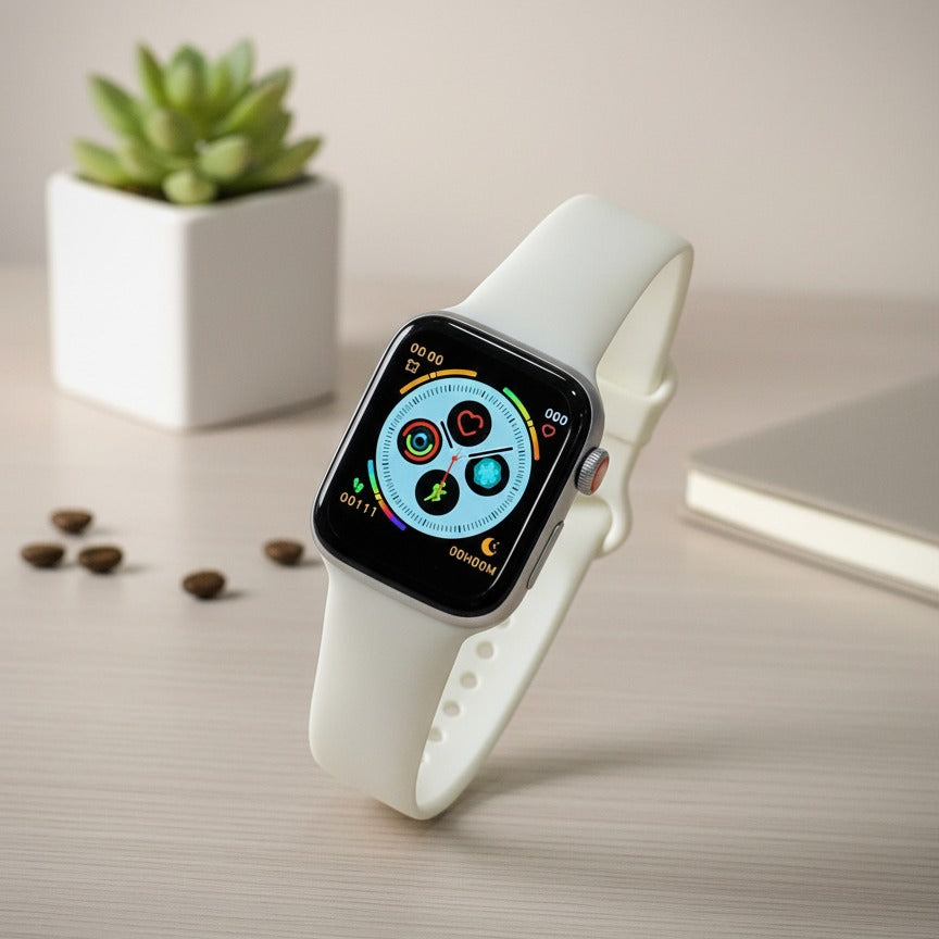 Bluetooth Smart Watch with HD Display – Comfortable Silicone Strap & Adjustable Modern Design  🛒 Short & Catchy: