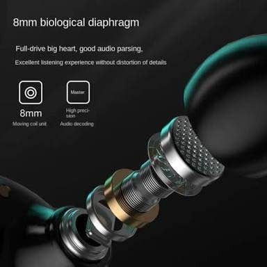 M25 Bluetooth 5.3 Wireless Earbuds – HiFi Stereo Sound, LED Power Display, 40 Hour Playtime, Noise Cancelling & Waterproof